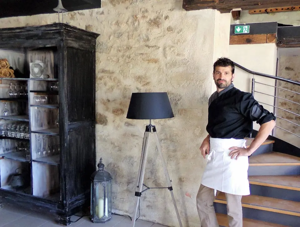 Le Chef du Dix Vingt dans la salle